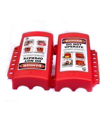 Forklift/Valve/Plug-Propane Lockout Device