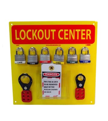 Lockout Center Board with Hooks
