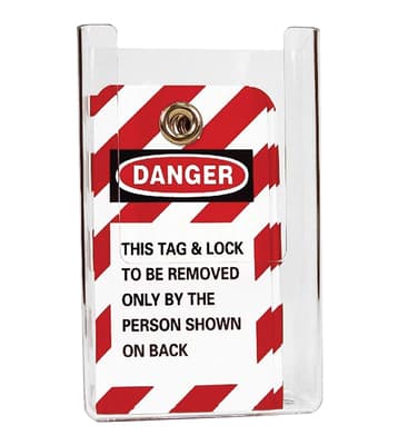 Acrylic Safety Tag Holder