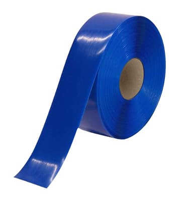 FLOOR TAPE 50 MIL 3IN X 100FT BLUE HEAVY DUTY PVC
