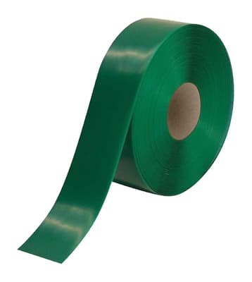 FLOOR TAPE 50 MIL 3IN X 100FT GREEN HEAVY DUTY PVC