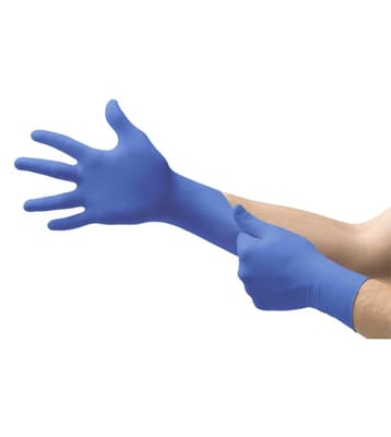 MICROFLEX® N27 Nitrile Disposable Gloves, 4 Mil, Cobalt Blue, Powder-Free
