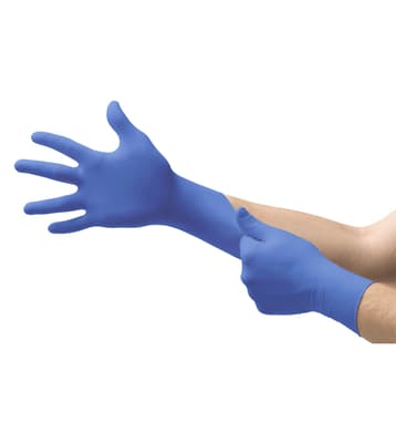 MICROFLEX® N27 Nitrile Disposable Gloves, 4 Mil, Cobalt Blue, Powder-Free