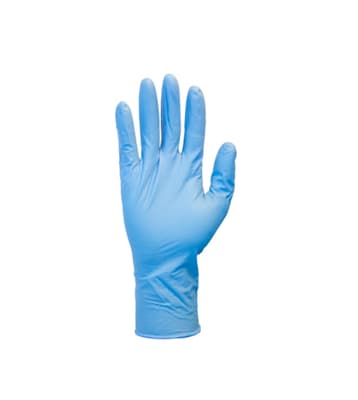 The Safety Zone® HD Exam Nitrile Disposable Gloves, 8 Mil, Blue, Powder-Free, 50 Each/Box
