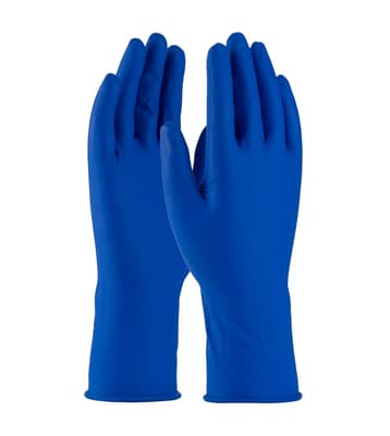PosiShield™ Heavy-Duty Exam Latex Disposable Gloves, 14 Mil, Blue, Powder-Free, 50 Each/Box