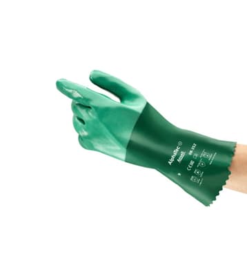 AlphaTec® 08-352 Chemical Resistant Gloves, 12"L, Green, 12 Pair/Dozen, 6 Dozen/Case