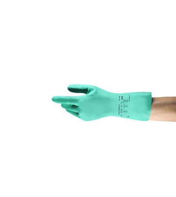AlphaTec® 37-175 Solvex® Chemical Resistant Gloves, 13"L, Green, 15 mil, 12 Pair/Dozen, 12 Dozen/Case