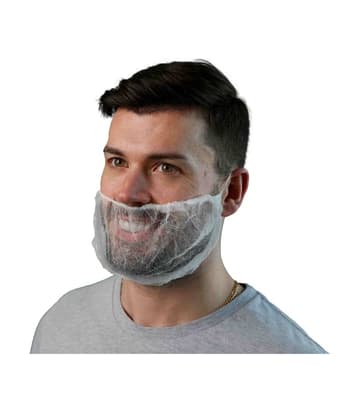 Polypropylene 18" White Beard Covers