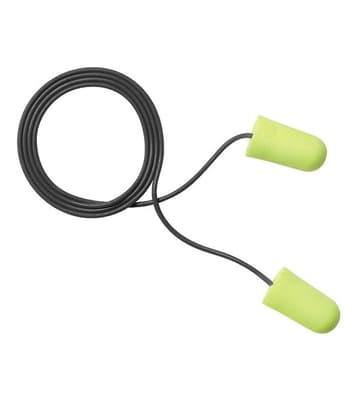 3M™ Peltor™ No-Touch Foam Disposable Earplugs, Foam, Corded, 32 NRR, 200 Pair/Box
