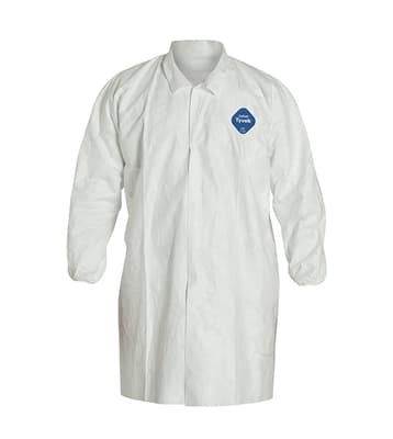 Tyvek™ Knee Length Lab Coats without Pockets