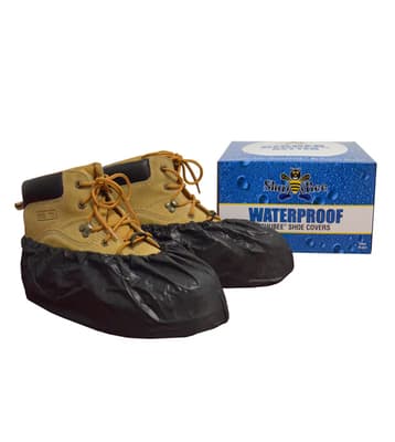 ShuBee® Waterproof Shoe Covers, Color-Coded, Polyethylene, 120 Pair/Case