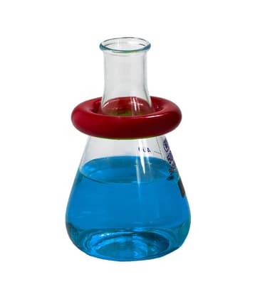 SP Bel-Art Round 1-lb  Lead Ring Flask Weight With Vikem Vinyl Coating
