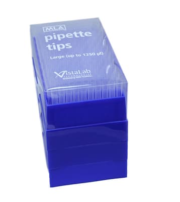 CELLTREAT® MLD D-Tipper Pipettor Tips - Tray, Non-Sterile, 201-1000 µL