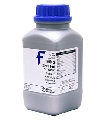 Sodium Chloride (Crystalline/Certified ACS)