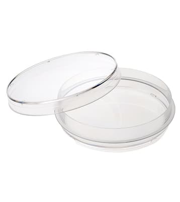 CELLTREAT® Petri Dishes, 100 mm x 20 mm, Polystyrene, Sterile, Semi-Stackable, Vented, 300/Case