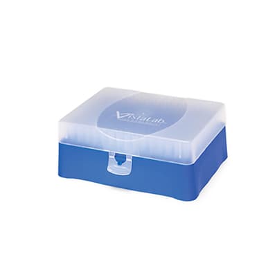 CELLTREAT® VistaRak™ Low Retention Ovation and MLA Filtered Pipette Tips Rack, 250 µL, Sterile, 960/Case