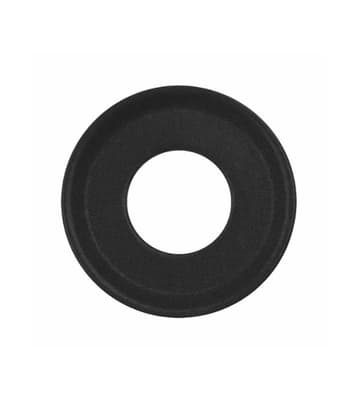 42MPSFYZ X-Ray & Metal Detectable Tri-Clamp Gasket, Viton, Black, 25/Box