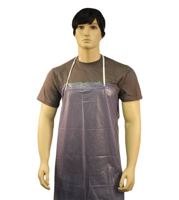 Unhemmed Vinyl Apron