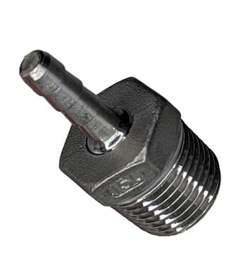 1/2" MNPT x 3/8" Hose Barb