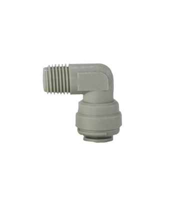 1/4" MNPT x 3/8" Tube Fixed Fitting With 90° Elbow