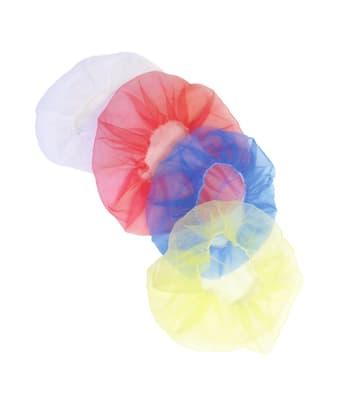 Nylon Mesh Hairnets, Color-Coded, 100/Bag, 10 Bags/Case