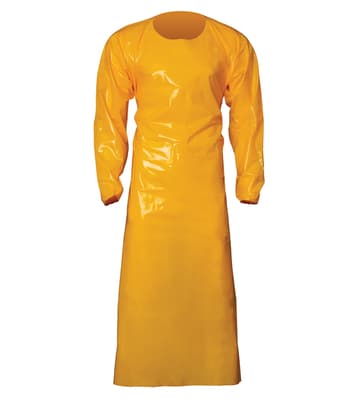 Top Dog™ Reusable Die Cut Gown, 6 Mil, Chemical Resistant, Polyurethane, Color-Coded, 1 Each