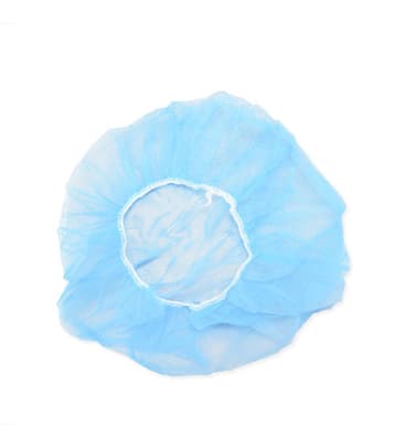 Polypropylene O.R. Bouffant Caps, Color-Coded, 100/Bag, 10 Bags/Case
