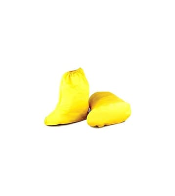 Dunlop® Disposable Shoe Covers, Yellow, PVC