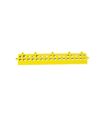 Dri-Dek® Interlocking Flooring Tiles, Edges, Color-Coded, 12" x 2", 1 Each