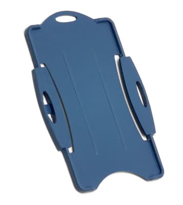 Personal ID Card Holder with Lanyard Attachment, 3.5" x 2.25", Color-Coded, Metal Detectable, 25/Pack