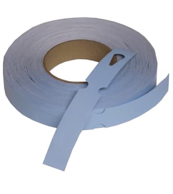 Keyhole Identification Tags, Laminate, Color-Coded, Metal Detectable, 7.5"L x 1"W, 500/Roll