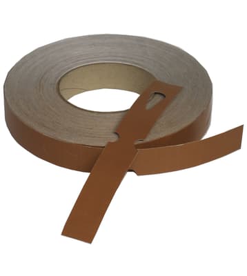 Keyhole Identification Tags, Laminate, Color-Coded, Metal Detectable, 7.5"L x 1"W, 500/Roll