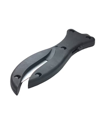 Heavy-Duty Safety Knife, Blue, Metal Detectable, 1/Pack