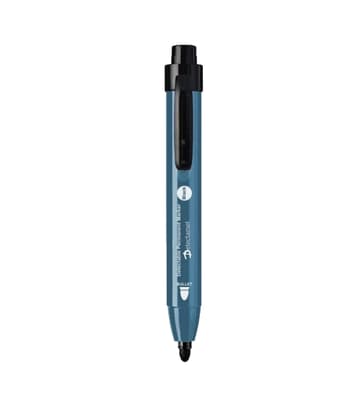 Metal Detectable Retractable Permanent Marker with Bullet Tip, Color-Coded