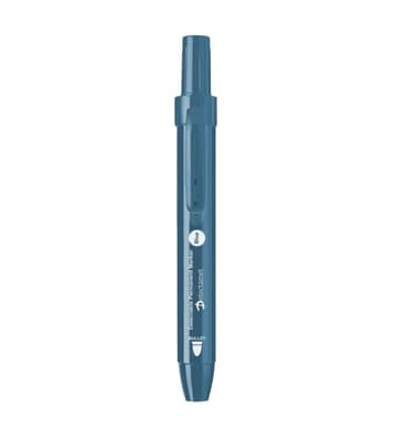 Metal Detectable Retractable Permanent Marker with Bullet Tip, Color-Coded