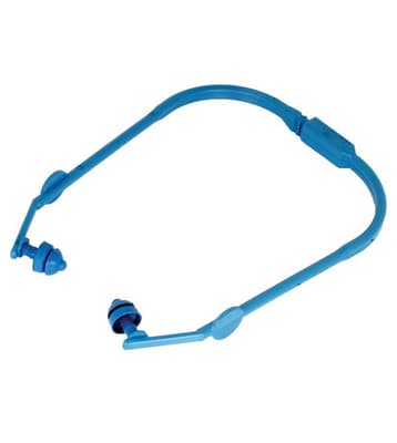 Expand-A-Band Metal Detectable Reusable Earplugs, Silicone, 17 NRR, 1 Each