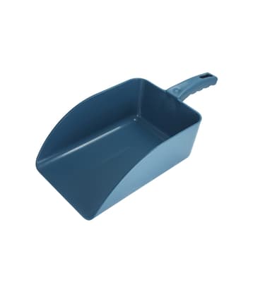 Flat Hand Scoop, Polypropylene, Color-Coded, Metal Detectable