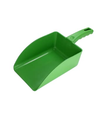 Flat Hand Scoop, Polypropylene, Color-Coded, Metal Detectable