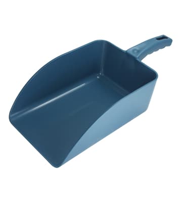 Flat Hand Scoop, Polypropylene, Color-Coded, Metal Detectable
