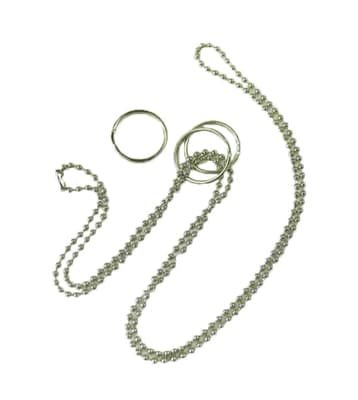 Split Rings for 30" Beaded Safety Chain