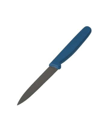 Paring Knife, Color-Coded, Metal Detectable, Tempered Stainless Steel Blade, 10/Pack