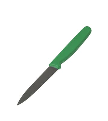 Paring Knife, Color-Coded, Metal Detectable, Tempered Stainless Steel Blade, 10/Pack