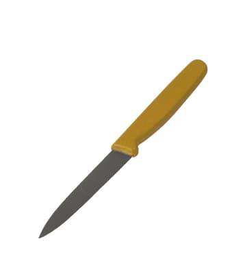 Paring Knife, Color-Coded, Metal Detectable, Tempered Stainless Steel Blade, 10/Pack