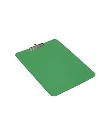 Magnetic Plastic Clipboard with Chrome Plated Wire Clip, Color-Coded, Metal Detectable, Portrait, 1 Each