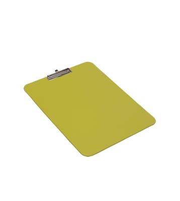 Magnetic Plastic Clipboard with Chrome Plated Wire Clip, Color-Coded, Metal Detectable, Portrait, 1 Each