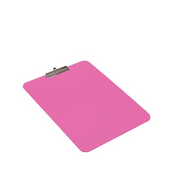Magnetic Plastic Clipboard with Chrome Plated Wire Clip, Color-Coded, Metal Detectable, Portrait, 1 Each