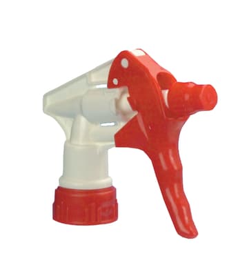 Plastic Trigger Sprayer, 9.25"L Dip Tube, 28/400 Thread, Color-Coded, 1 Each