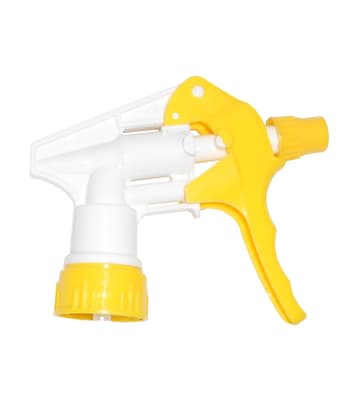 Plastic Trigger Sprayer, 9.25"L Dip Tube, 28/400 Thread, Color-Coded, 1 Each