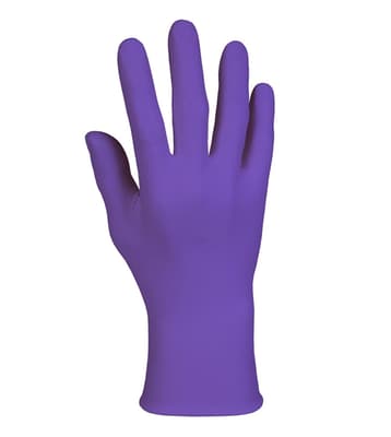 Purple Nitrile* Disposable Gloves, 6 Mil, Purple, Powder-Free