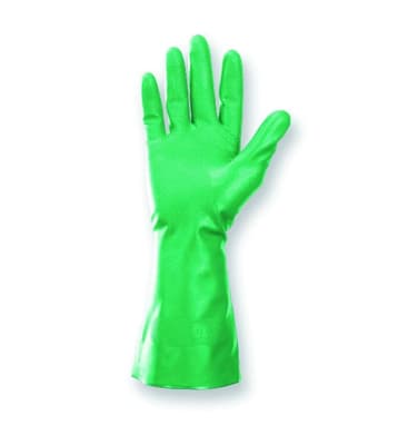 KleenGuard™ G80 Chemical Resistant Gloves, 13"L, Green, 15 mil, 12 Pair/Dozen, 5 Dozen/Case
